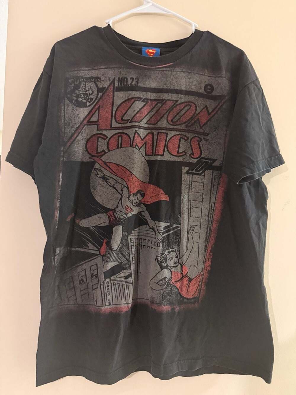DC Comics Superman Action Comics No. 23 Vintage Graphic T-Shirt